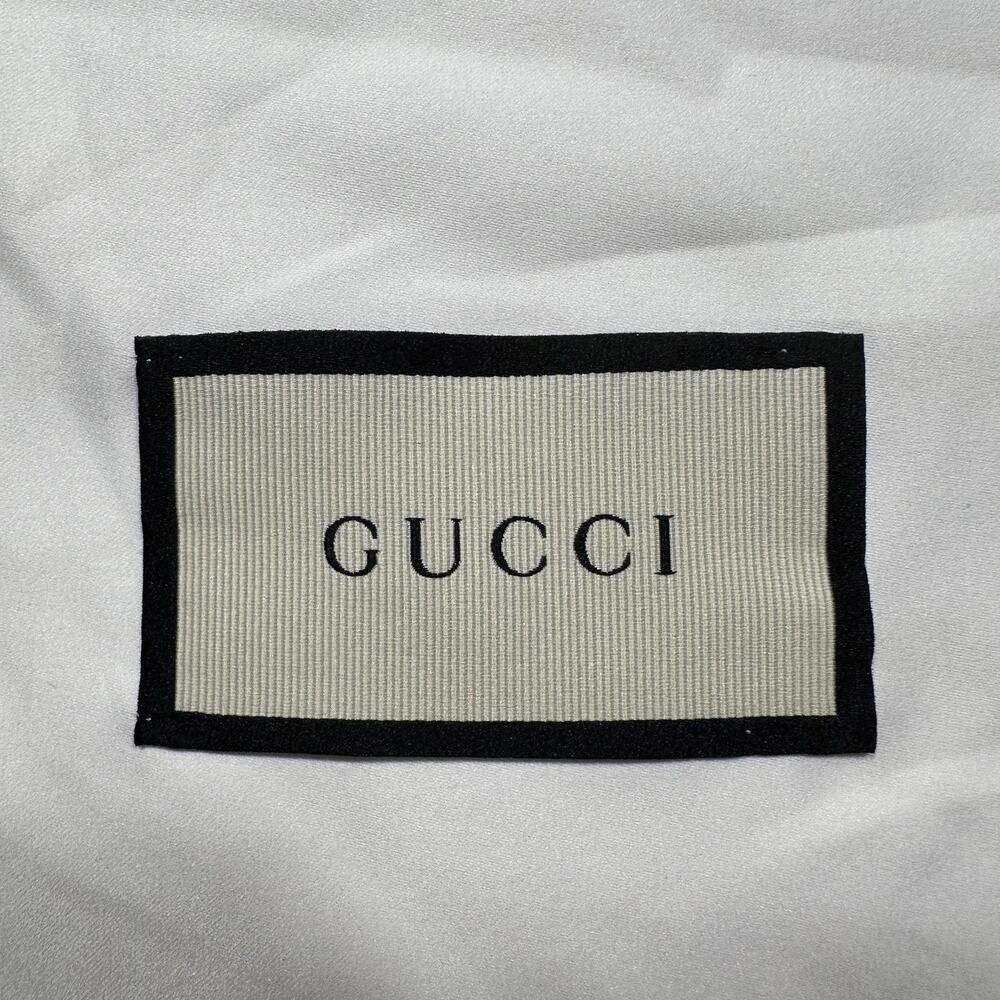Gucci Dust Bags 15.5"x6.5" White Satin Drawstring Storage Protector Cover Heels - Picture 4 of 11